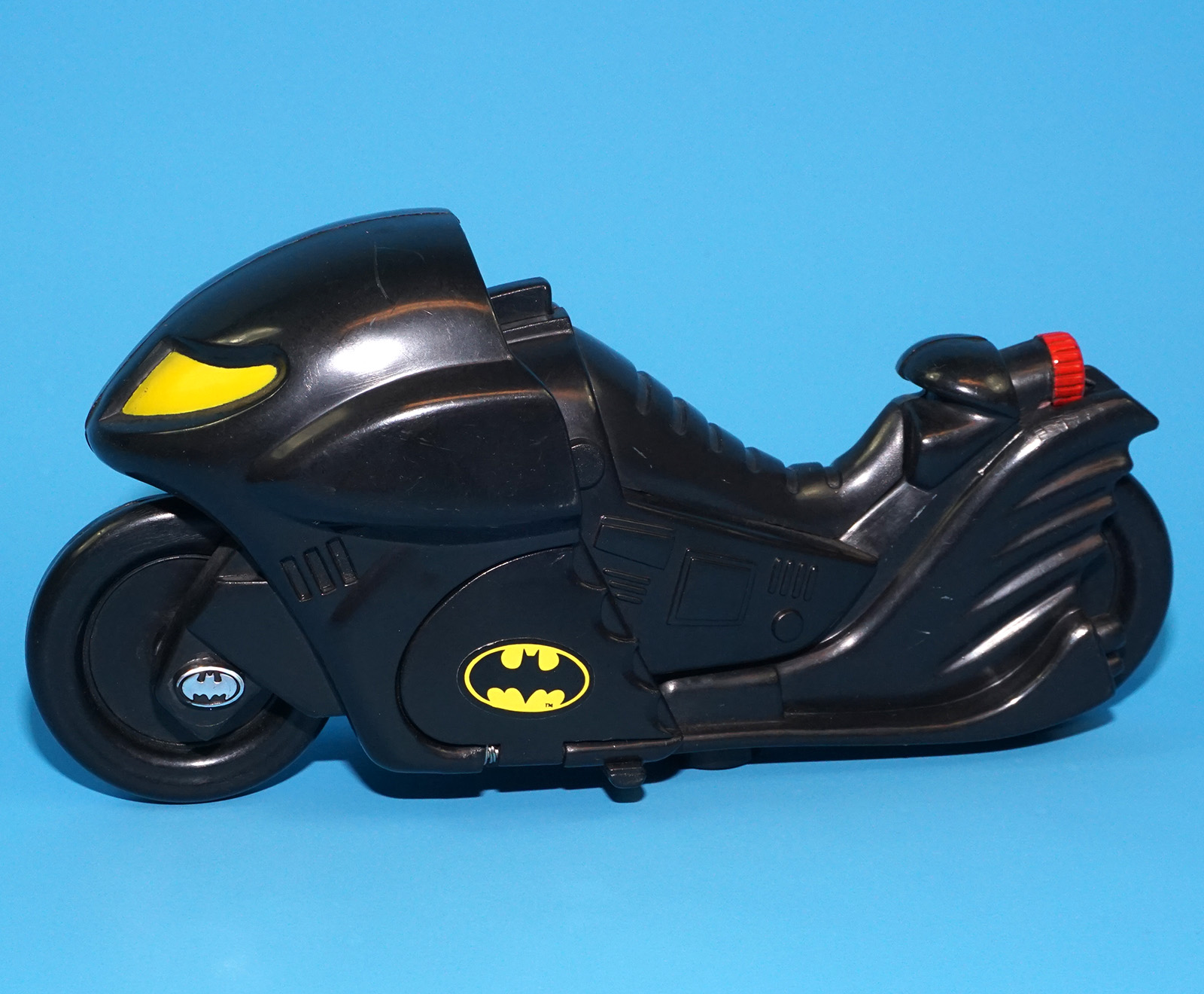BATMAN THE MOVIE BATCYCLE MOTORCYCLE COMPLETE 1989 TOY BIZ READ