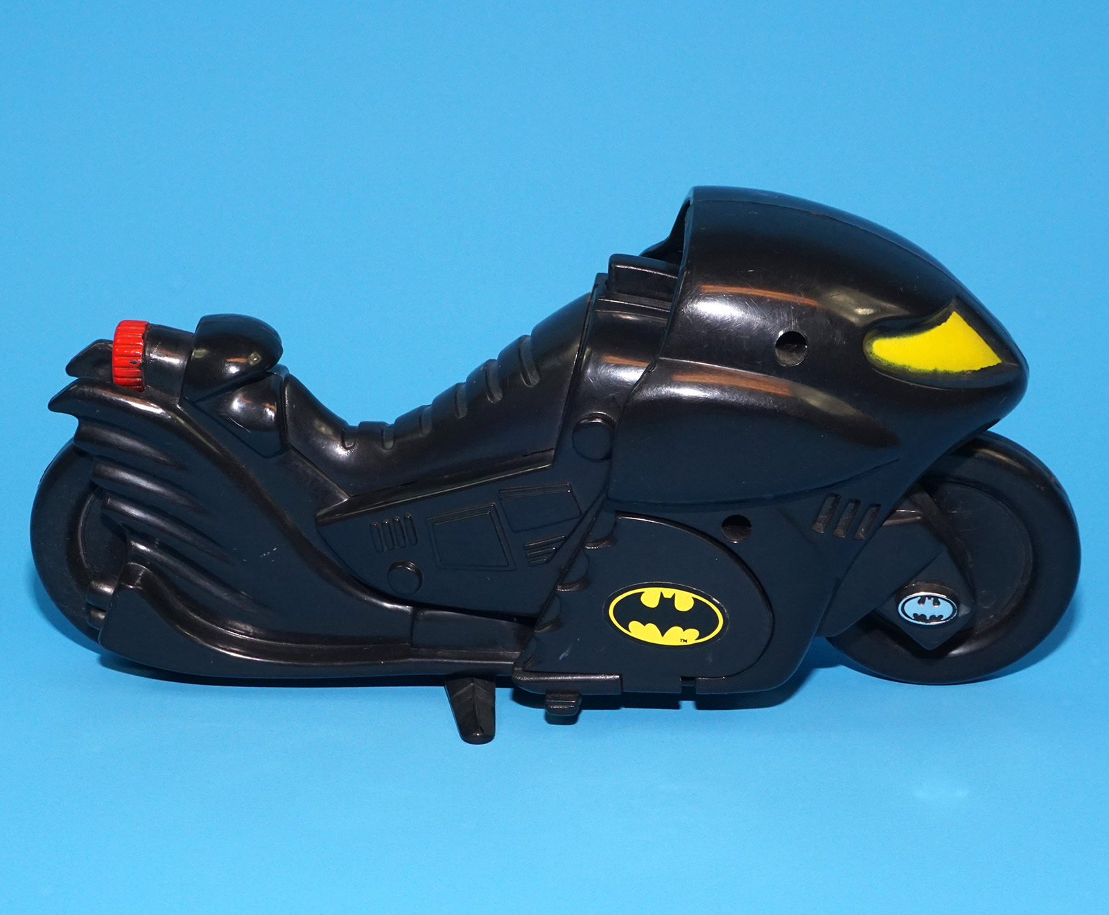 BATMAN THE MOVIE BATCYCLE MOTORCYCLE COMPLETE 1989 TOY BIZ READ - Image 2