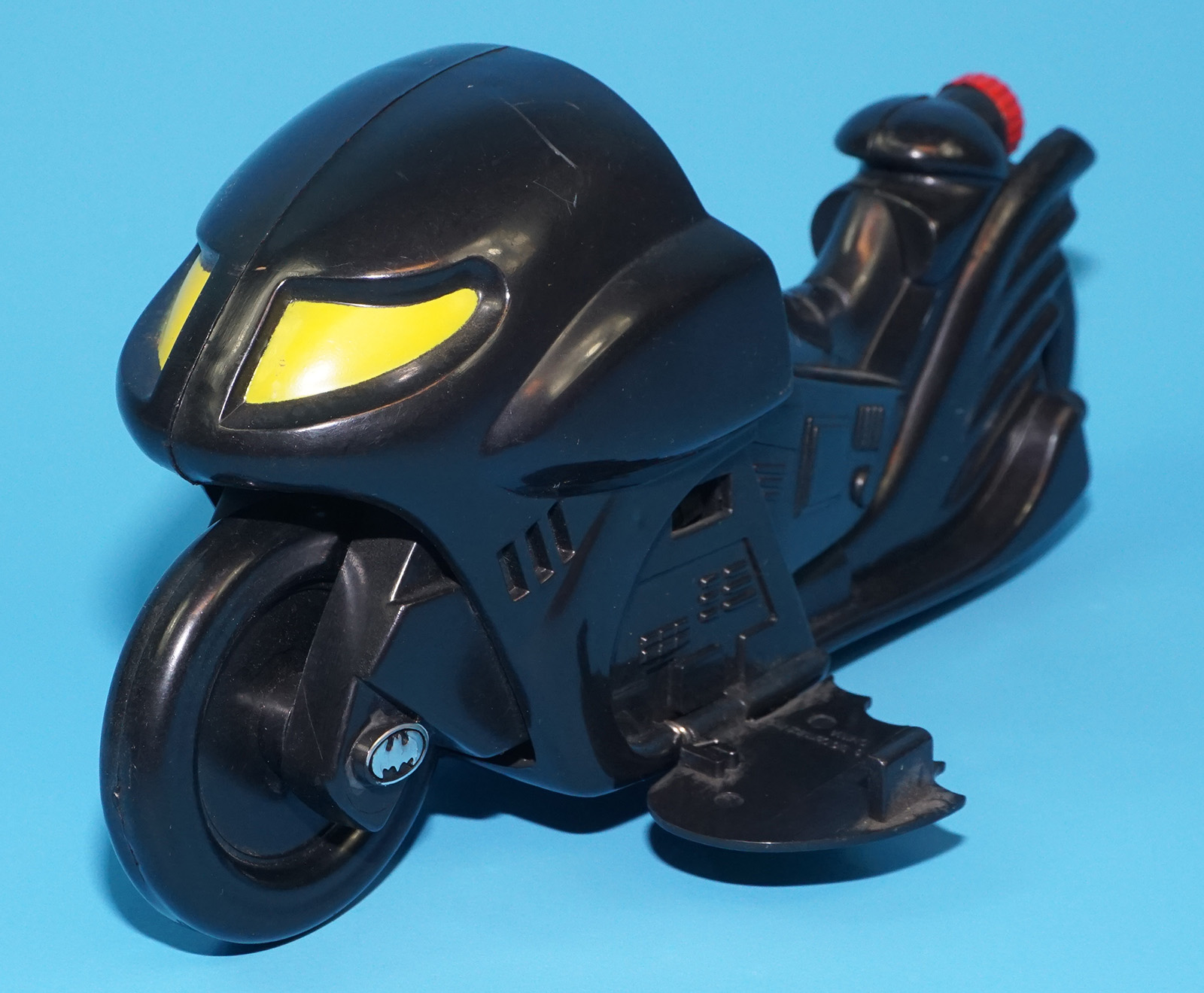 BATMAN THE MOVIE BATCYCLE MOTORCYCLE COMPLETE 1989 TOY BIZ READ - Image 3