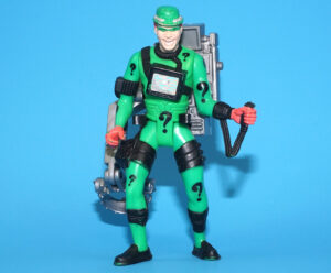 BATMAN FOREVER THE RIDDLER WITH BRAIN-DRAIN HELMET 100% COMPLETE 1995 KENNER