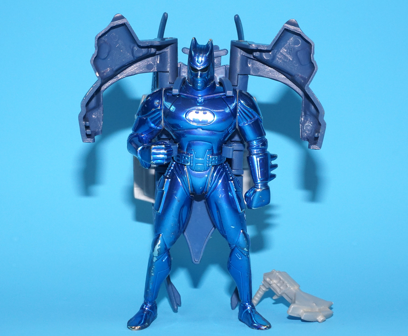 BATMAN LEGENDS DELUXE FLIGHTPACK BATMAN 100% COMPLETE 1995 KENNER - Image 4