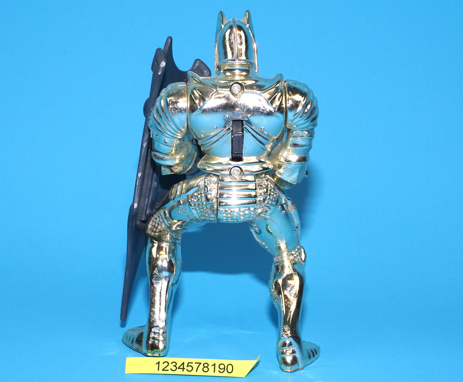 BATMAN LEGENDS DELUXE SILVER KNIGHT BATMAN NEAR COMPLETE 1995 KENNER - Image 5