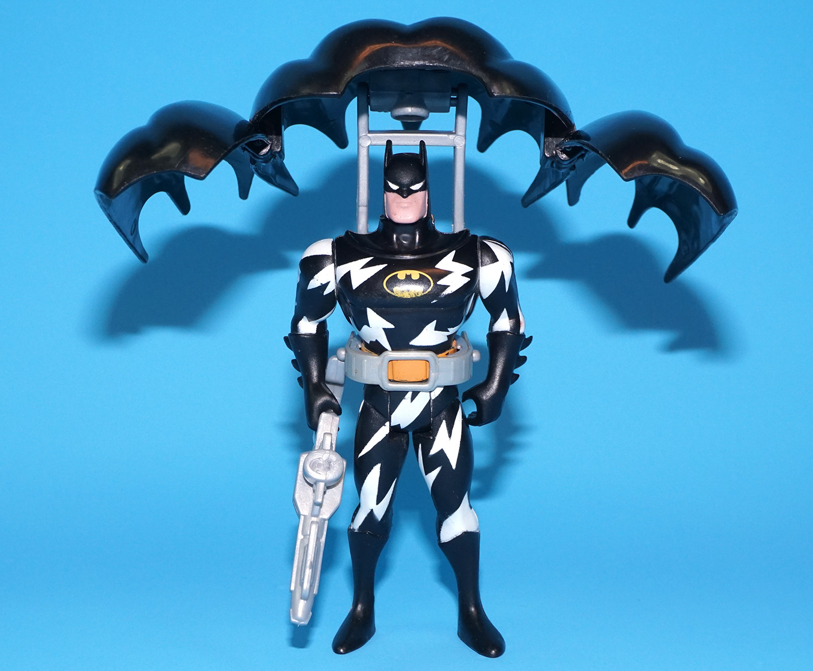 BATMAN ANIMATED SERIES BTAS LIGHTNING STRIKE BATMAN 100% COMPLETE 1993 KENNER - Image 4