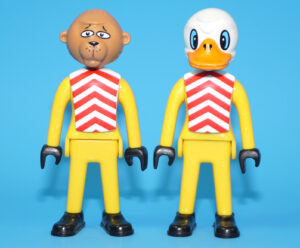 ZOOLAND CONSTRUCTION WORKERS 1985 AIRGAM EXIN DISNEY