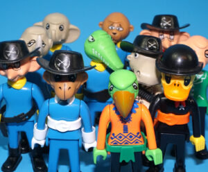 ZOOLAND WESTERN SERIES COWBOYS ACW 1985 AIRGAM EXIN DISNEY