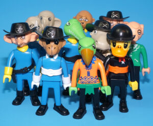 ZOOLAND WESTERN SERIES COWBOYS ACW 1985 AIRGAM EXIN DISNEY