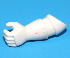 MOTU KO SPACE PATROL ORIGINAL SPARE PART CODY ARM HAND (L) 1983 SOLIDCO ACAMAS X-CHANGERS