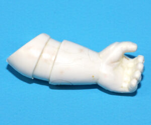 MOTU KO SPACE PATROL ORIGINAL SPARE PART CODY ARM HAND (L) 1983 SOLIDCO ACAMAS X-CHANGERS