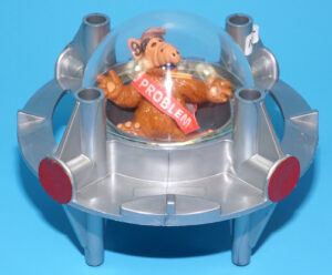 ALF ALIEN LIFE FORM COMICLAND PVC TOY FIGURE SPACE SHIP 1988 BULLY BULLYLAND W. GERMANY SCHLEICH