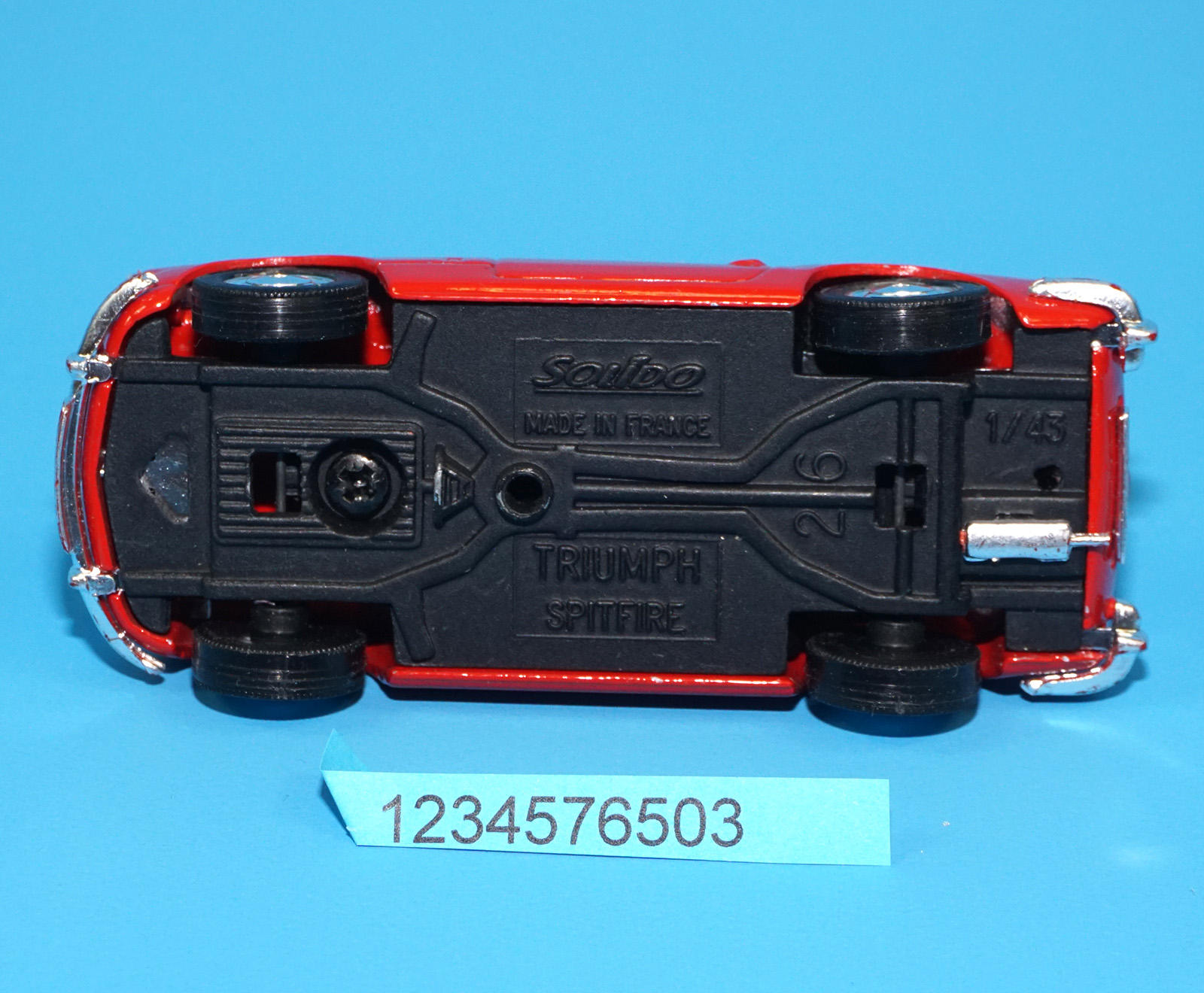 SOLIDO TRIUMPH SPITFIRE CAR MODEL 1:43 SCALE FRANCE - Image 5