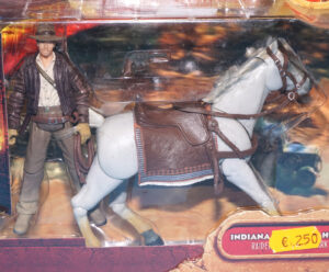 INDIANA JONES ROTLA INDIANA & HORSE MOC MOSC 2008 HASBRO