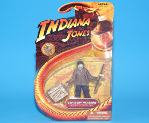 INDIANA JONES KOTCS KINGDOM CRYSTAL SKULL CEMETARY WARRIOR MOC MOSC 2008 HASBRO