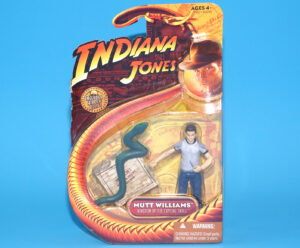 INDIANA JONES KOTCS KINGDOM CRYSTAL SKULL MUTT WILLIAMS WITH SNAKE MOC MOSC 2008 HASBRO