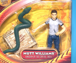 INDIANA JONES KOTCS KINGDOM CRYSTAL SKULL MUTT WILLIAMS WITH SNAKE MOC MOSC 2008 HASBRO
