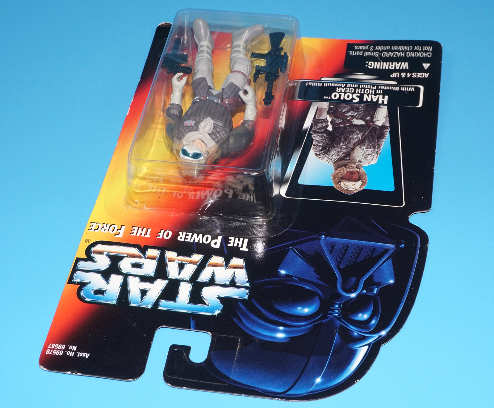 STAR WARS POTF2 HAN SOLO HOTH GEAR MOC MOSC EURO CARD JAPAN EXPORT 1995 KENNER - Image 4