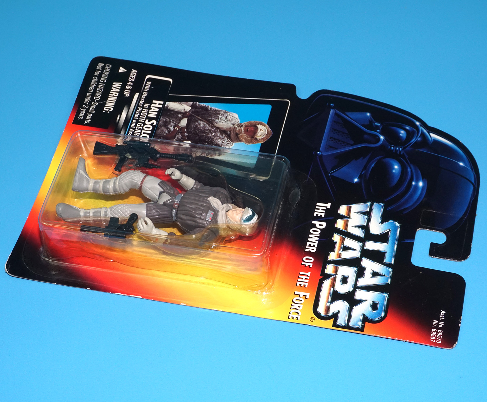 STAR WARS POTF2 HAN SOLO HOTH GEAR MOC MOSC EURO CARD JAPAN EXPORT 1995 KENNER - Image 5