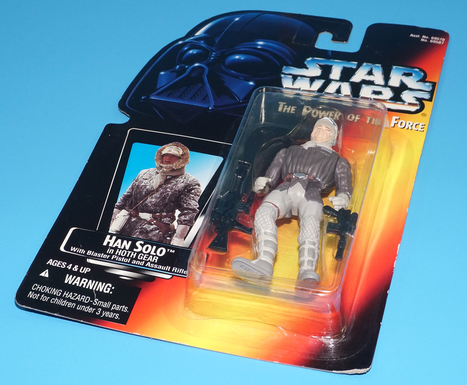STAR WARS POTF2 HAN SOLO HOTH GEAR MOC MOSC EURO CARD JAPAN EXPORT 1995 KENNER - Image 6