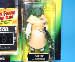 STAR WARS POTF2 ISHI TIB MOC MOSC US FREEZE FRAME CARD 1997 KENNER