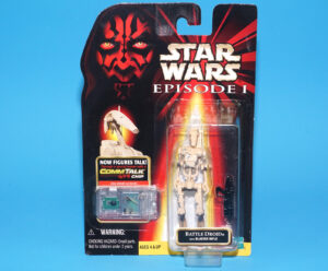 STAR WARS EPISODE 1 BATTLE DROID MOC MOSC US CARD 1998 HASBRO