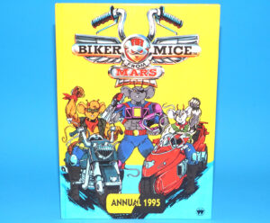 BIKER MICE FROM MARS 1995 ANNUAL HC COMIC BOOK 1994 WORLD INTERNATIONAL UK