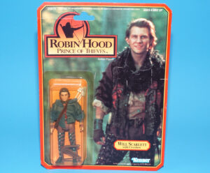 ROBIN HOOD PRINCE OF THIEVES WILL SCARLETT MOC MOSC US CARD 1991 KENNER