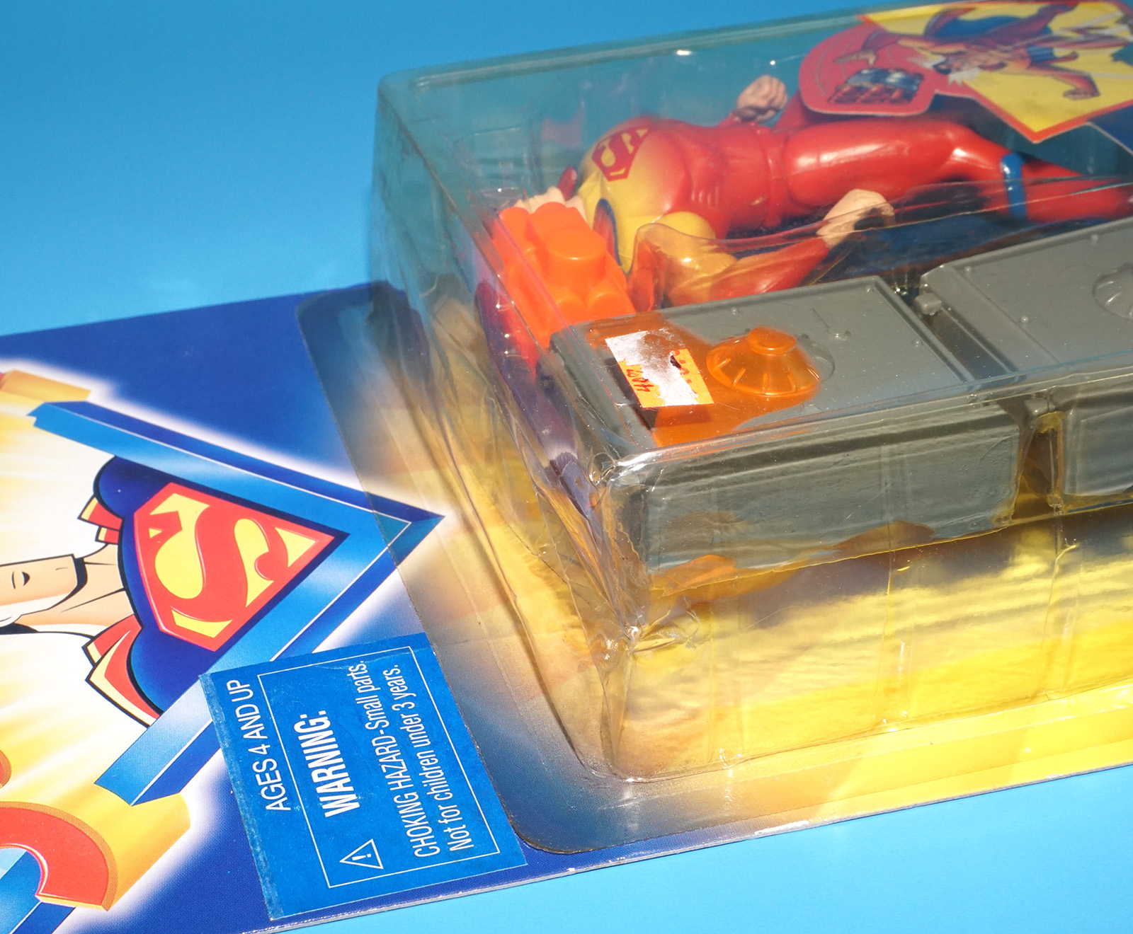 DC COMICS SUPERMAN ANIMATED SERIES X-RAY VISION SUPERMAN MOC MOSC 1996 KENNER - Image 4