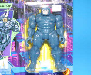 MARVEL SPIDER-MAN ANIMATED SERIES RHINO MOC MOSC US CARD 1995 TOY BIZ