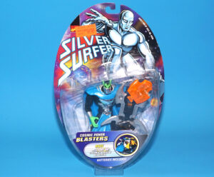 MARVEL THE SILVER SURFER COSMIC POWER BLASTERS RAZE MOC MOSC US CARD 1997 TOY BIZ READ