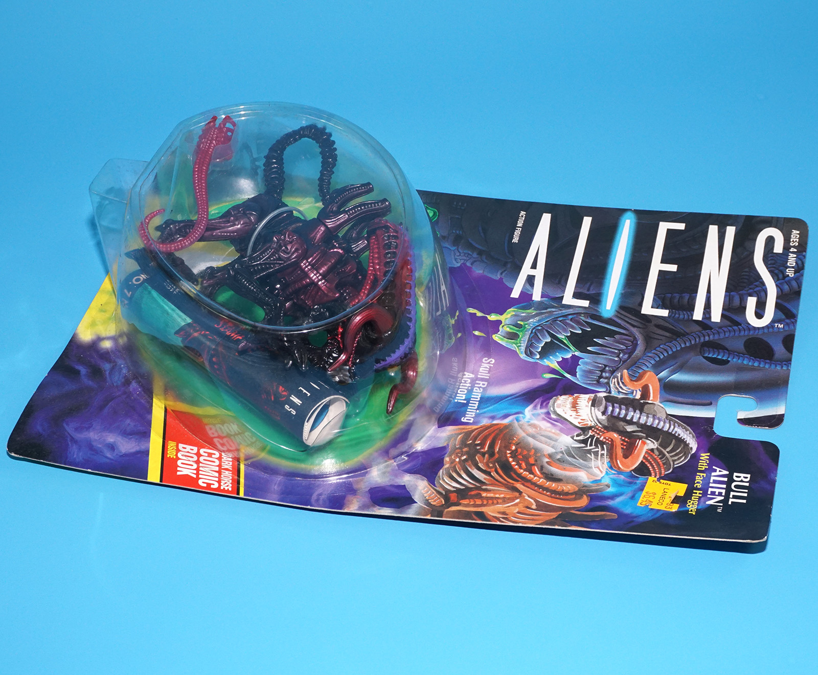 ALIENS BULL ALIEN MOC MOSC US CARD 1992 KENNER - Image 5
