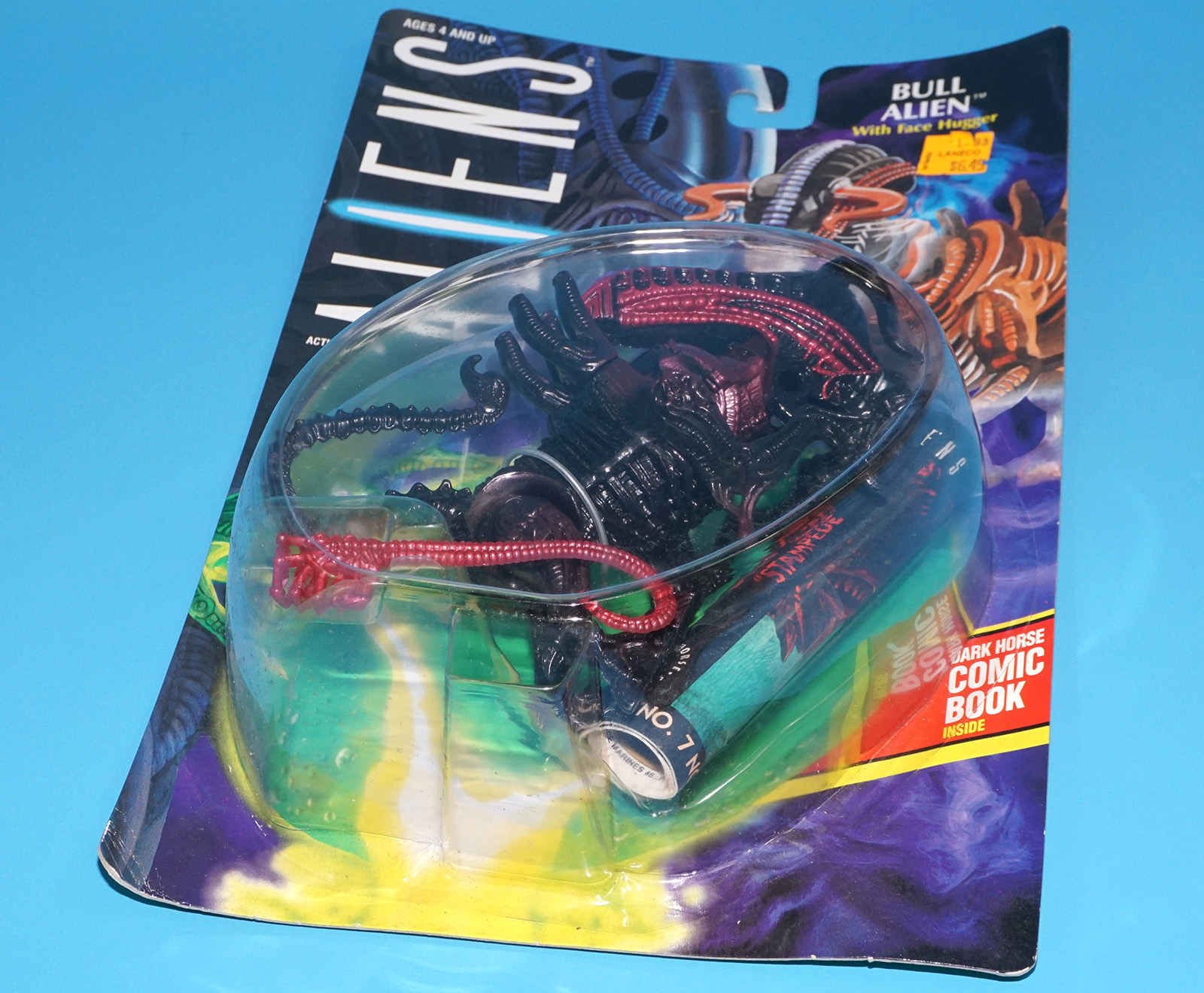 ALIENS BULL ALIEN MOC MOSC US CARD 1992 KENNER - Image 6