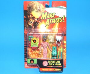 MARS ATTACKS! MARTIAN SPY GIRL MOC MOSC US CARD 1996 TRENDMASTERS