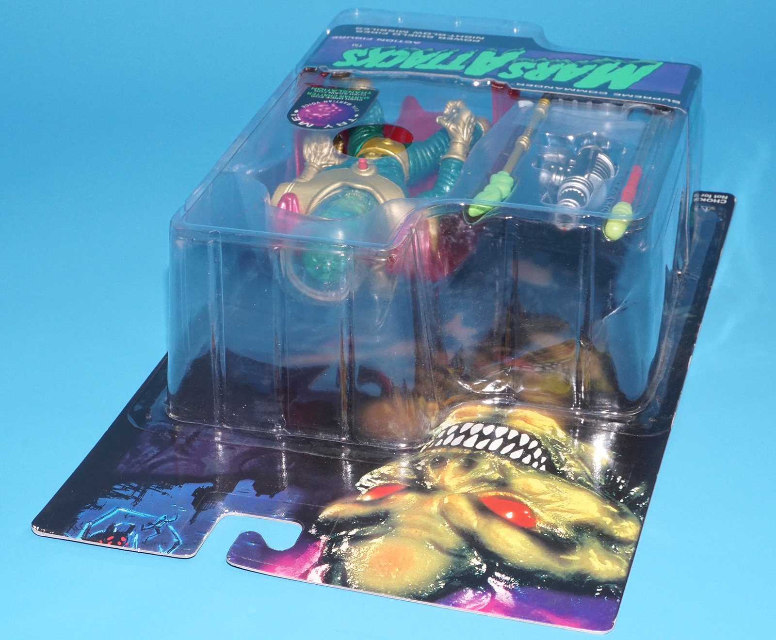 MARS ATTACKS SUPREME COMMANDER MOC MOSC US CARD 1996 TRENDMASTERS - Image 4