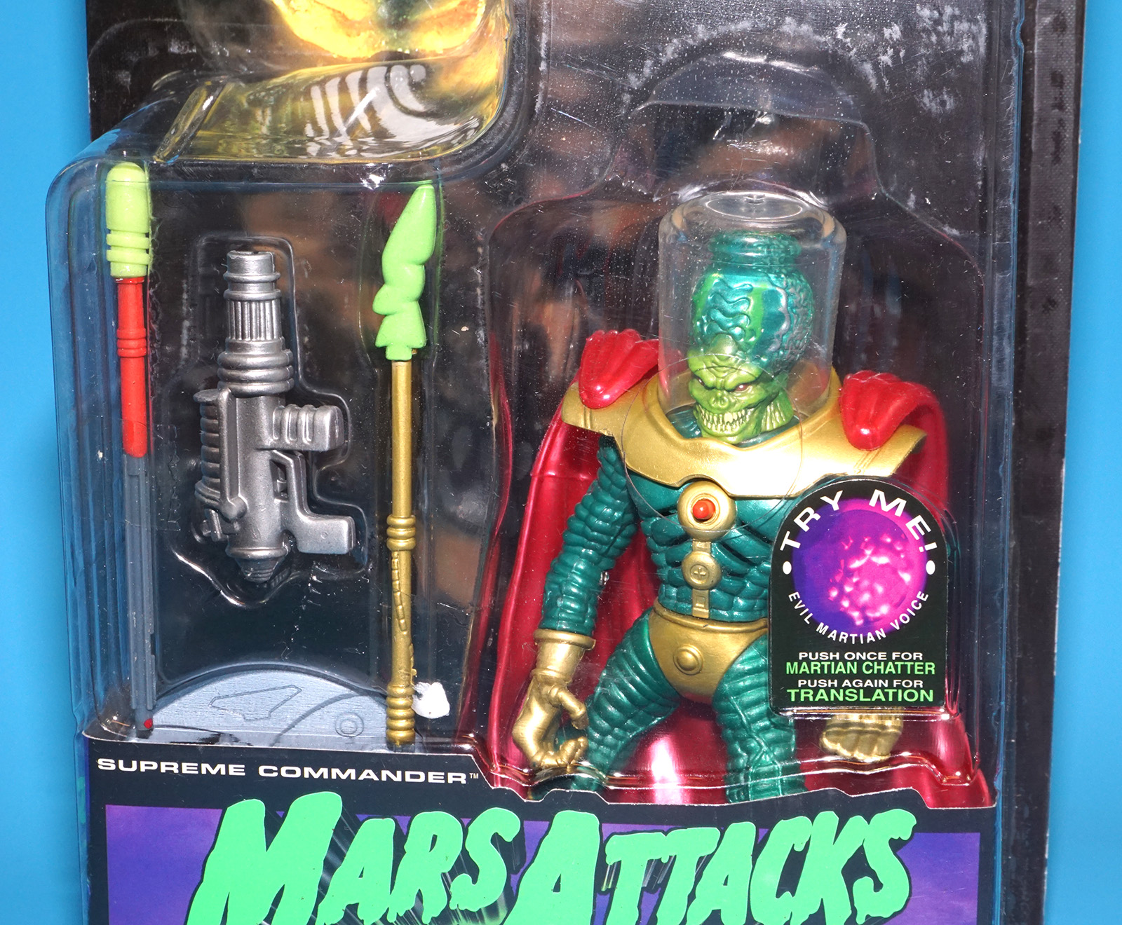 MARS ATTACKS SUPREME COMMANDER MOC MOSC US CARD 1996 TRENDMASTERS - Image 8