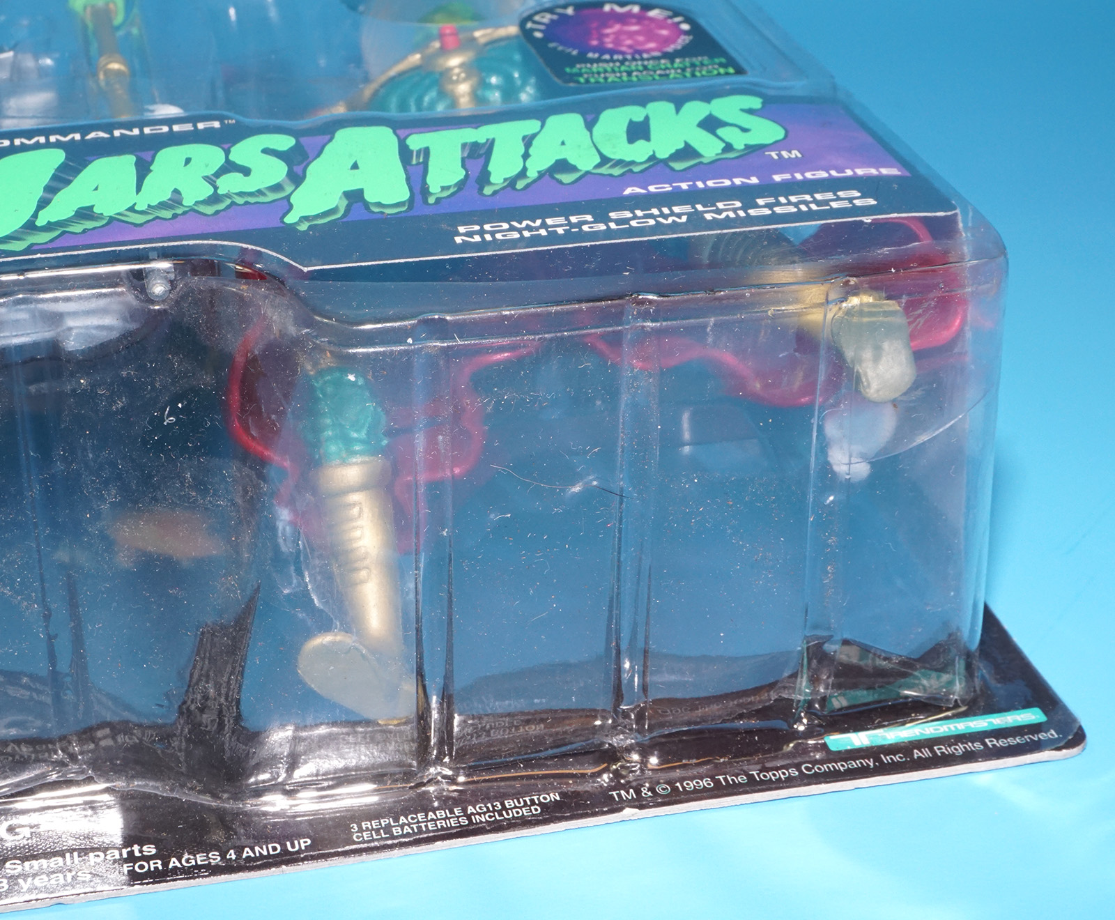 MARS ATTACKS SUPREME COMMANDER MOC MOSC US CARD 1996 TRENDMASTERS - Image 9