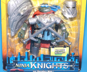 TMNT TEENAGE MUTANT NINJA TURTLES NINJA KNIGHTS LEO MOC MOSC EURO CARD 2004 PLAYMATES