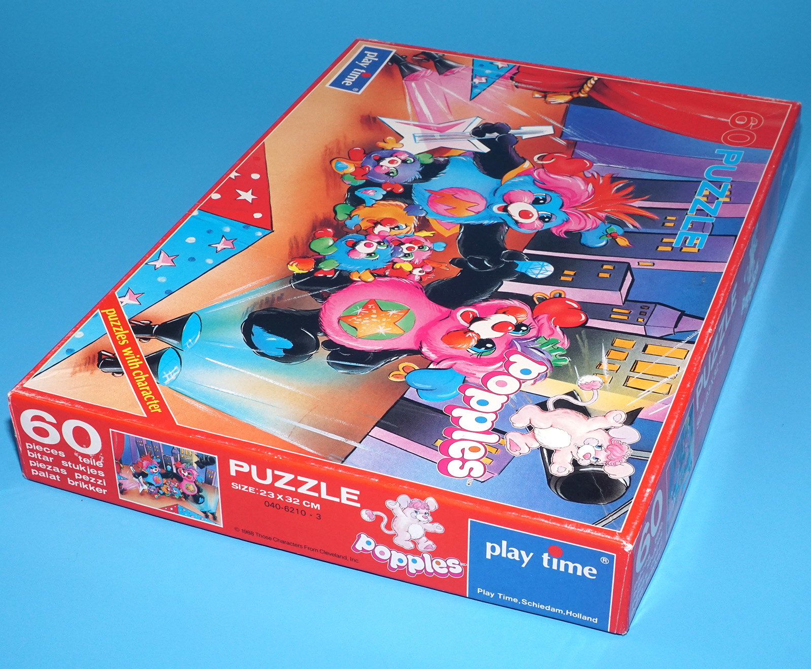 POPPLES JIGSAW PUZZLE 60 PCS COMPLETE 1988 PLAY TIME HOLLAND - Image 3