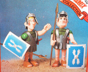 ASTERIX PLAY ACTION FIGURES 6215 ROMAN LEGIONNAIRES STANLIX & OLLIX BOXED EURO BOX 1980 TOYCLOUD