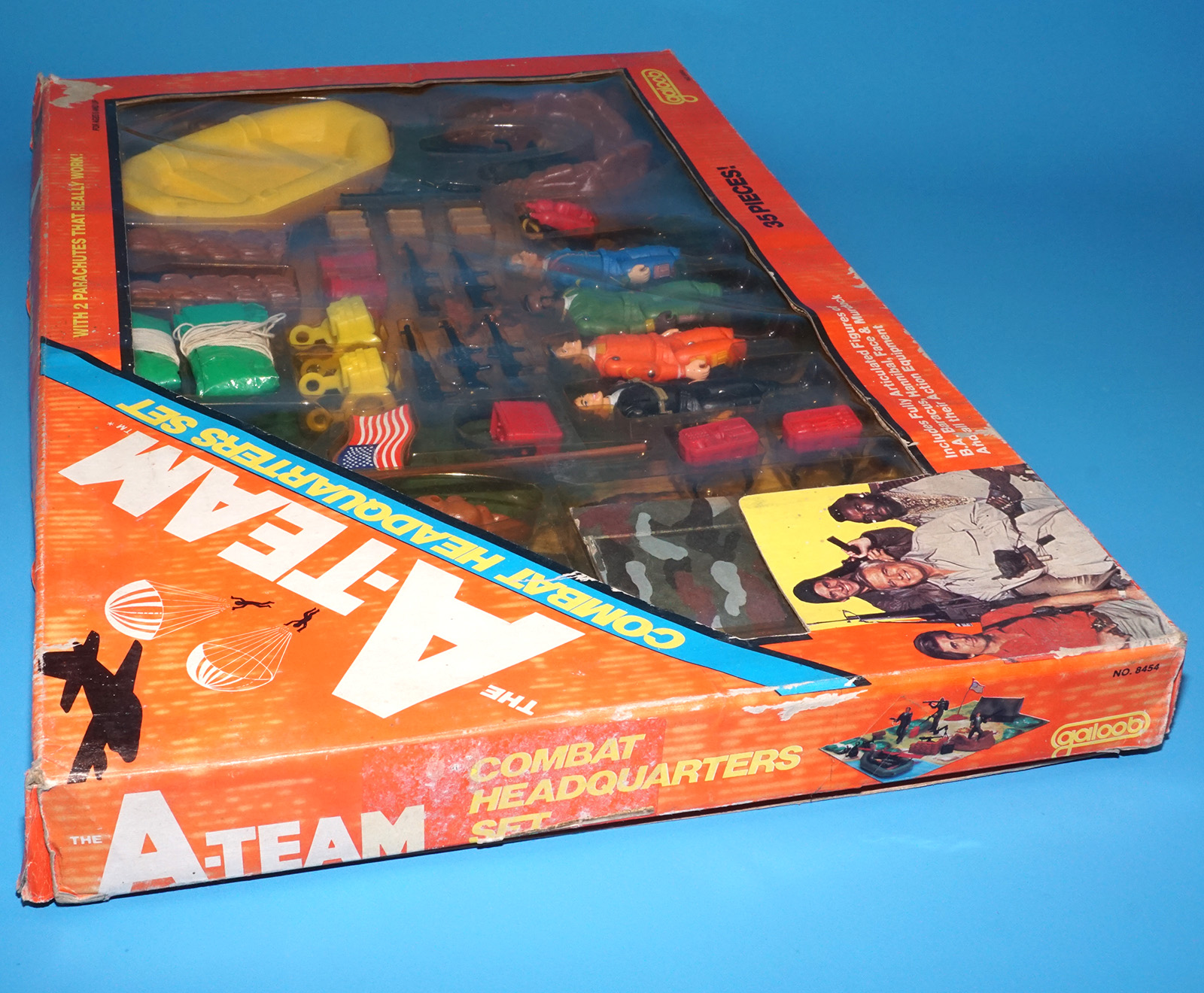 A-TEAM SOLDIERS OF FORTUNE COMBAT HEADQUARTERS BOX SET BOXED 1983 GALOOB 3 3/4 GI JOE - Image 5