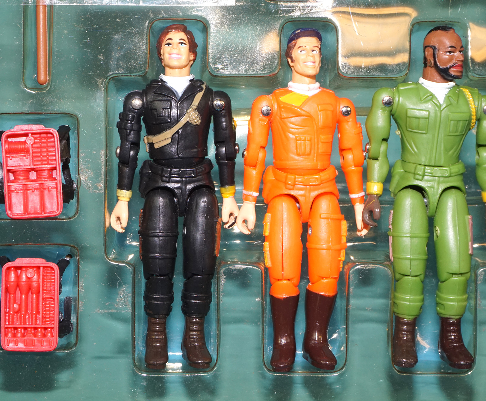 A-TEAM SOLDIERS OF FORTUNE COMBAT HEADQUARTERS BOX SET BOXED 1983 GALOOB 3 3/4 GI JOE - Image 10