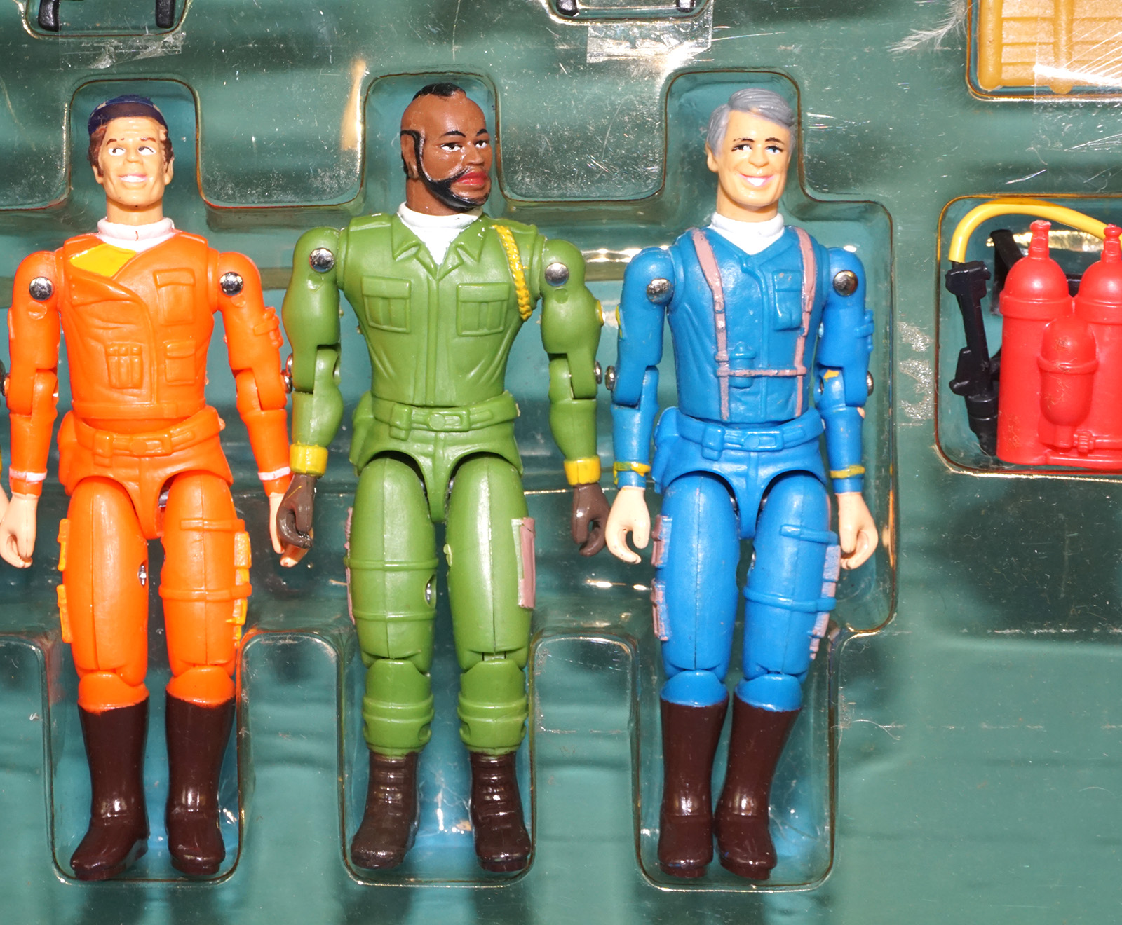 A-TEAM SOLDIERS OF FORTUNE COMBAT HEADQUARTERS BOX SET BOXED 1983 GALOOB 3 3/4 GI JOE - Image 11