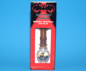 BATMAN & ROBIN WRIST WATCH MIB NRFB 1997 CORE INC JAPANESE CINEMA PROMO