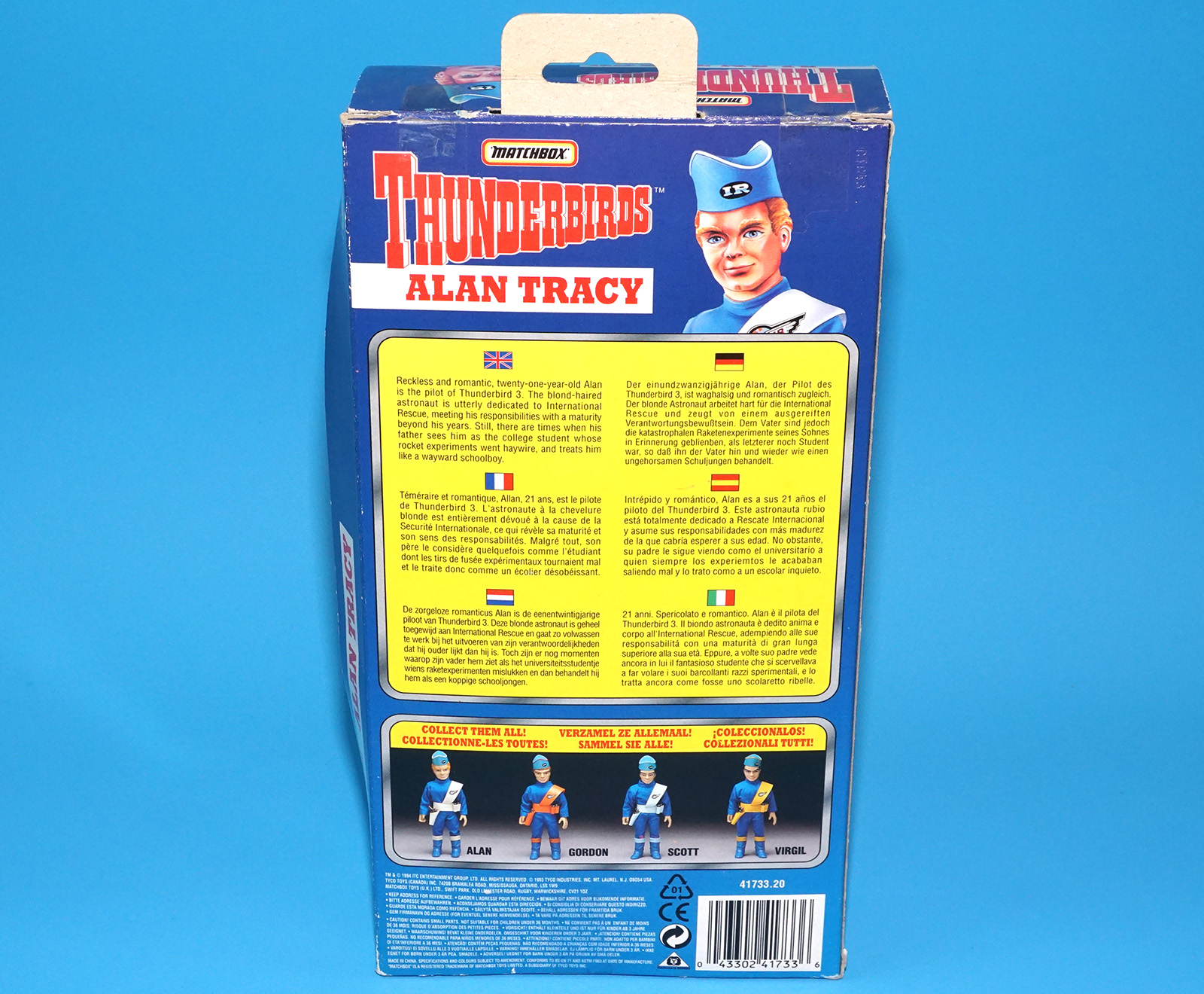 THUNDERBIRDS 10 ALAN TRACY MIB NRFB EURO BOX 1992 MATCHBOX GERRY ANDERSON - Image 7