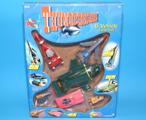 THUNDERBIRDS 6 VEHICLE SUPER SET MIB UK BOX 1999 CARLTON VIVID IMAGINATIONS