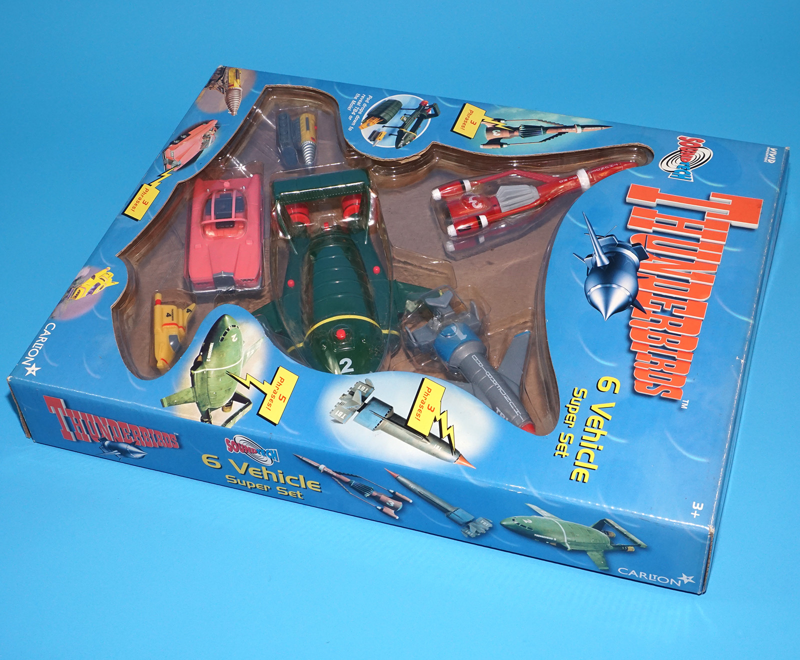 THUNDERBIRDS 6 VEHICLE SUPER SET MIB UK BOX 1999 CARLTON VIVID IMAGINATIONS - Image 5