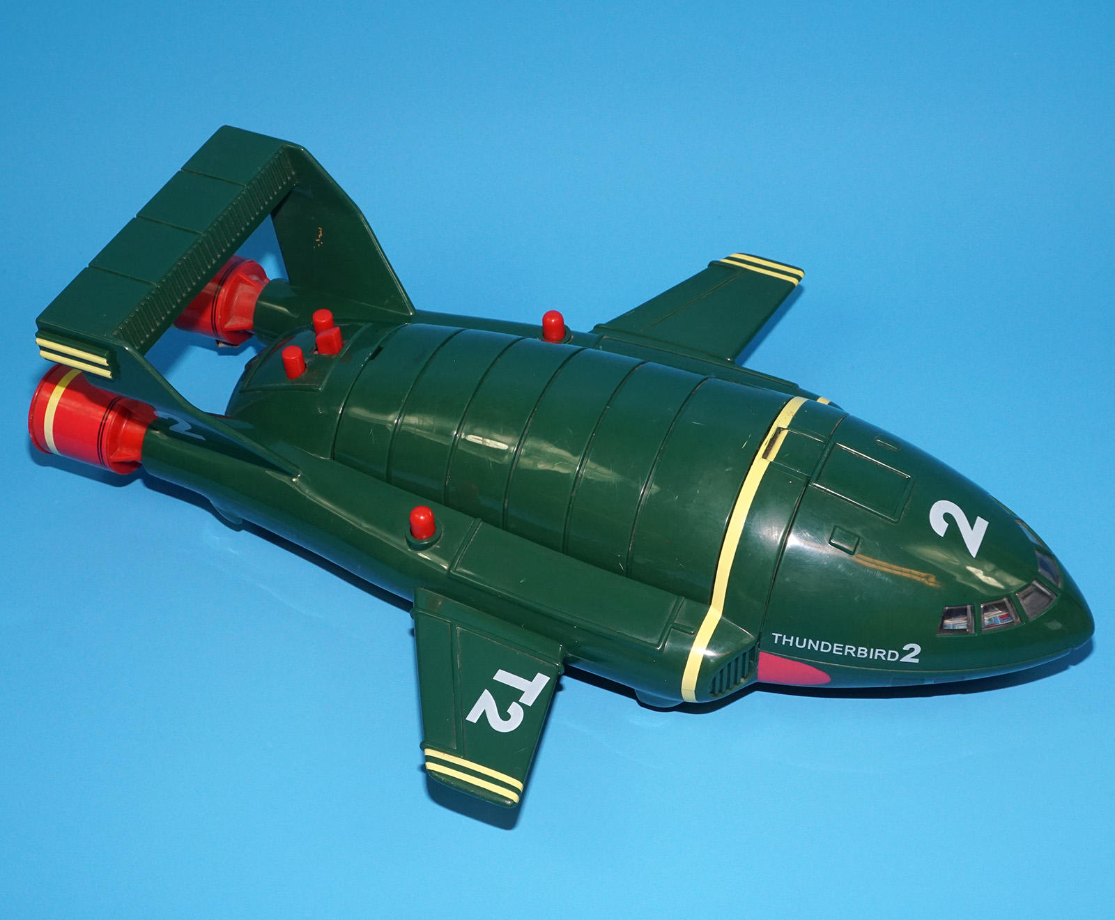 THUNDERBIRDS SUPERSIZE THUNDERBIRD 2 ELECTRONIC PLAYSET BOXED EURO BOX 1999 CARLTON VIVID IMAGINATIONS - Image 8