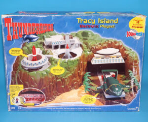 THUNDERBIRDS TRACY ISLAND ELECTRONIC PLAYSET BOXED EURO BOX 1999 CARLTON VIVID IMAGINATIONS