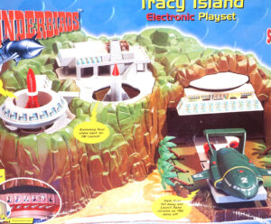 THUNDERBIRDS TRACY ISLAND ELECTRONIC PLAYSET BOXED EURO BOX 1999 CARLTON VIVID IMAGINATIONS