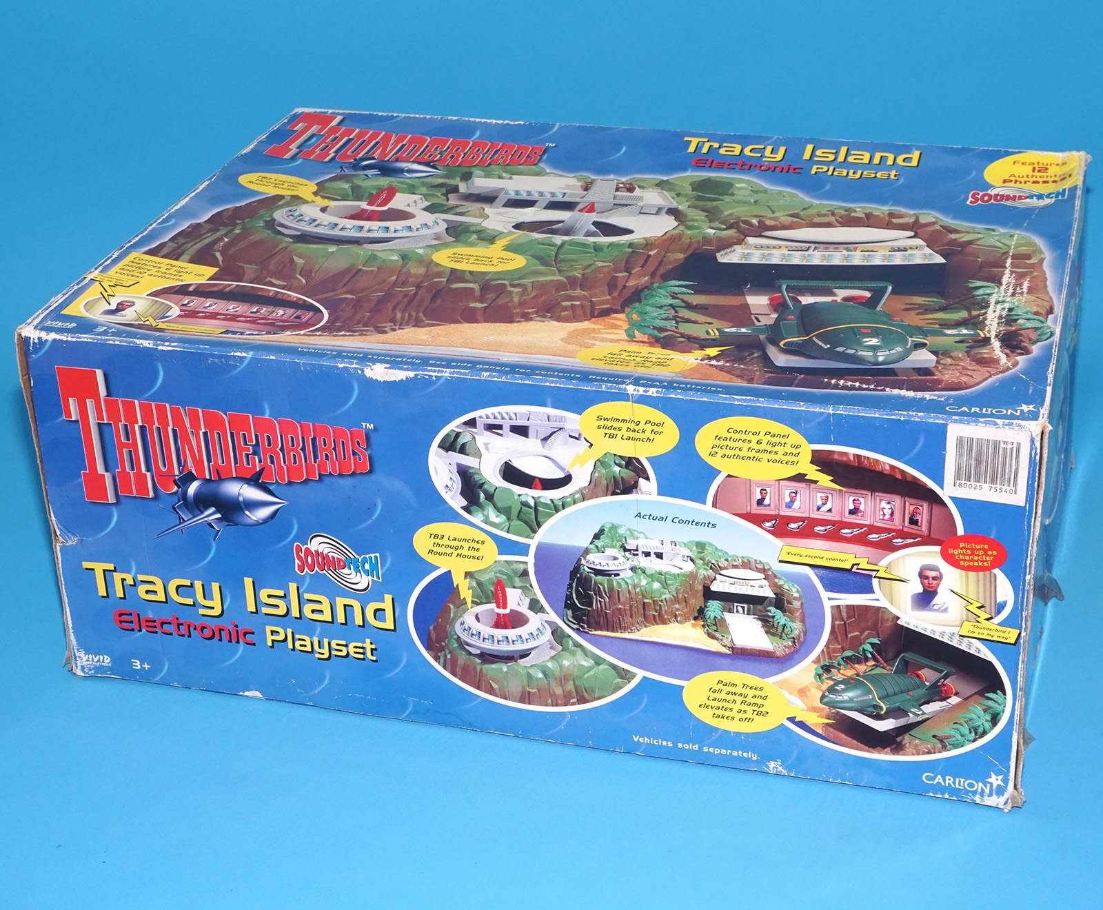 THUNDERBIRDS TRACY ISLAND ELECTRONIC PLAYSET BOXED EURO BOX 1999 CARLTON VIVID IMAGINATIONS - Image 3
