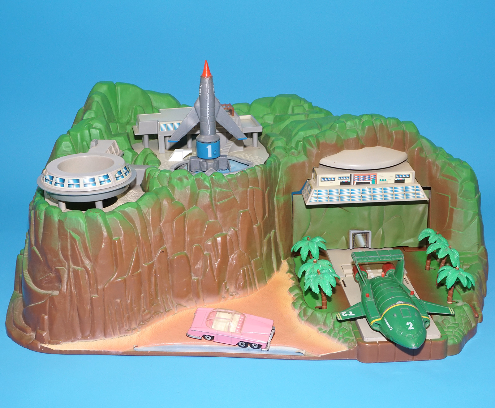 THUNDERBIRDS TRACY ISLAND ELECTRONIC PLAYSET BOXED EURO BOX 1999 CARLTON VIVID IMAGINATIONS - Image 8