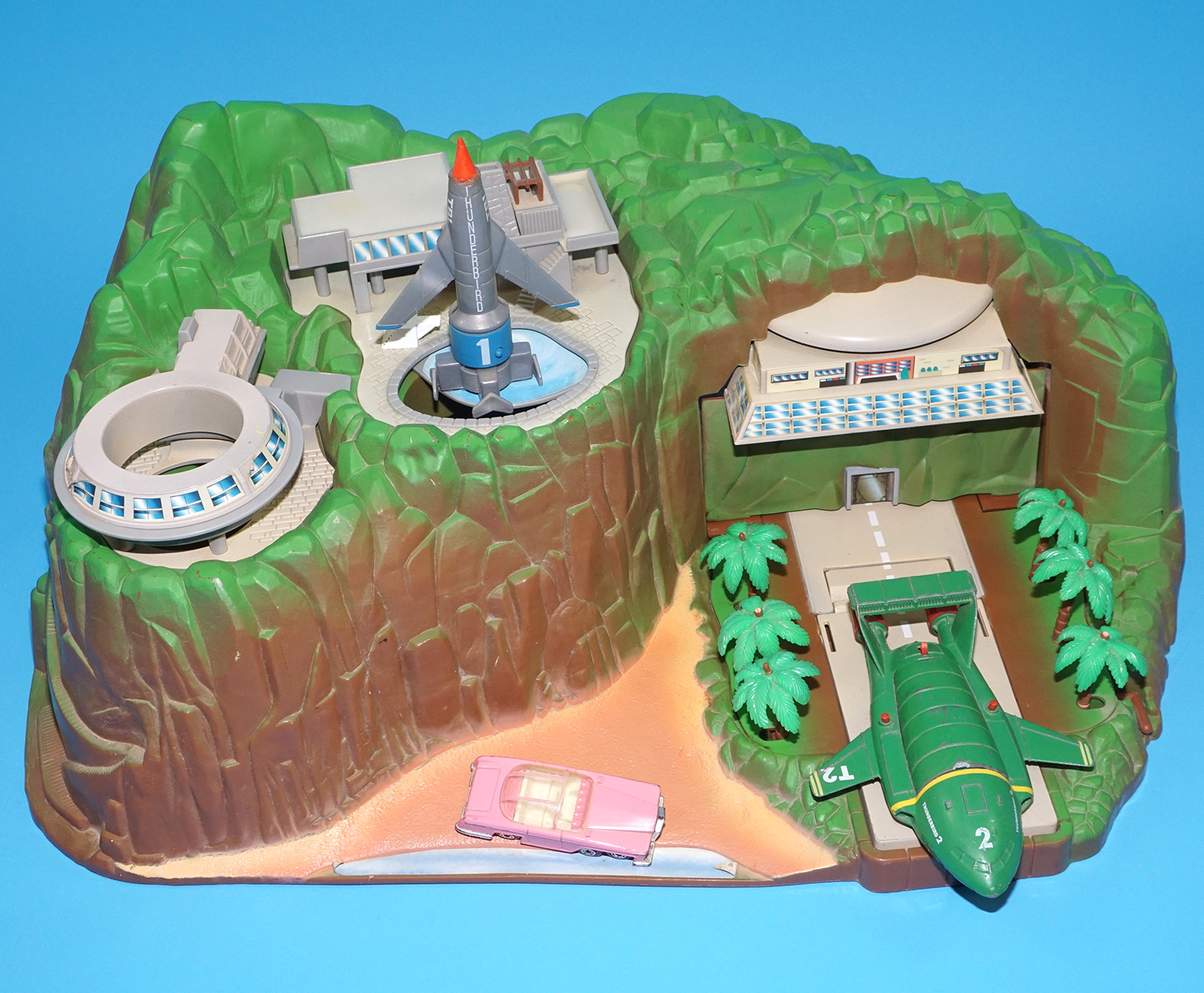 THUNDERBIRDS TRACY ISLAND ELECTRONIC PLAYSET BOXED EURO BOX 1999 CARLTON VIVID IMAGINATIONS - Image 9